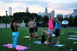 yoga in the city